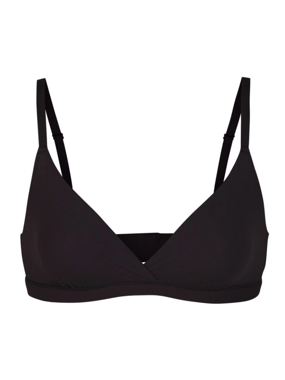 Skims fits everybody black crossover bralette size medium